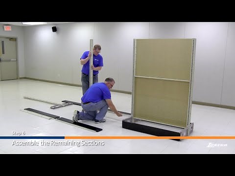 How to Install Double-Sided Gondola Shelving