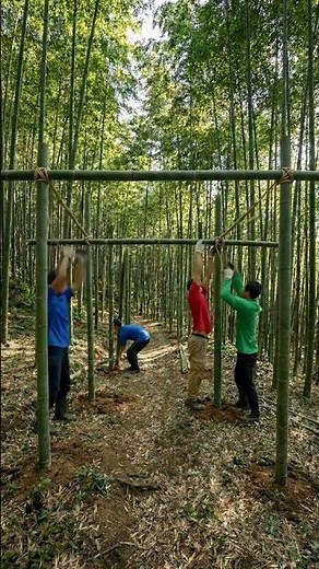 Building a Bamboo House in the Jungle 🎋 Full Step-by-Step + Interior Setup