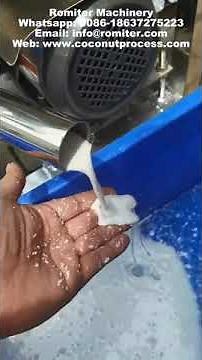 Automatic Coconut Milk Juice Extracting Making Machine