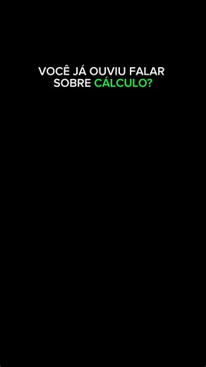 Você já ouviu falar sobre cálculo? Derivadas, integrais, limites… não são só símbolos difíceis. São ferramentas pra entender mudança, movimento e tudo que varia no mundo. Velocidade, crescimento, otimização… tudo passa por aqui. O cálculo não é o fim da matemática. É onde ela começa a explicar a realidade. #professorKevin #educacaocomproposito #calculo #matematica #aprendizado