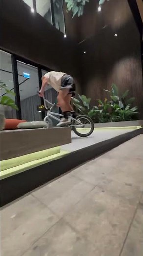 Quick BMX clip in this cool street spot I found! #BMX #BMXTricks #bmxstunts
