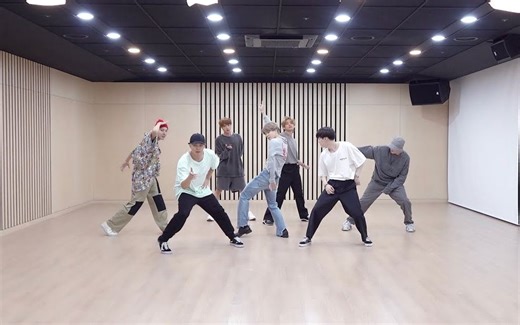 【防弹少年团】BTS英单《Dynamite》编舞练习室完整版
