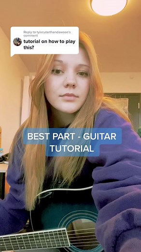Replying to @tyiscuterthandawson I hope I did a good job explaining, I’m new to this “teaching” thing😅 #bestpart #bestparther #danielcaesar #guitar #acousticguitar #guitartutorial #guitartutorialforbeginners #acousticguitartutorials #howtoplayguitar #bestpartguitarchords