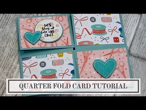 How To Make A Quarter Fold Card