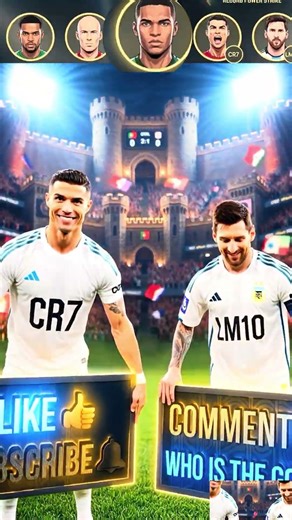 Ronaldo & Messi are FAST... but look at #1! #shorts #football #cr7 #ronaldo #messi