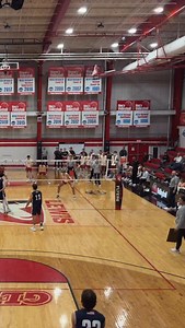 15K views · 194 reactions | One swing from the pin… and everyone pauses ‍ Lewis Flyers unloads, the block takes it upstairs, and the ball checks the rafters on its way out. That’s a loud point. #MensVolleyball #Volleyball #DomeShot #NCAAVolleyball | Vballnoryb Volleyball Media | Facebook