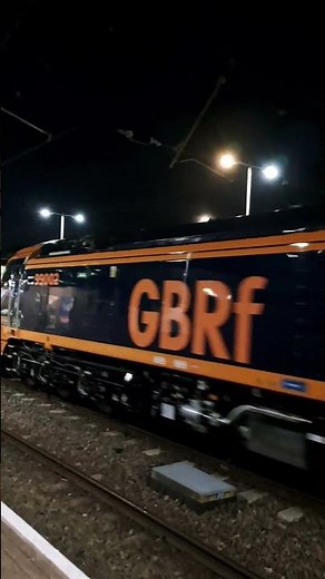 British Rail Class 99, the UK’s most advanced hybrid freight locos, go through Bedford. Works 4Q45