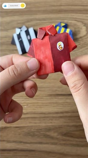 Kağıttan forma yapımı ⚽️paper soccer jersey /#diy #football #shorts #keşfet #viral