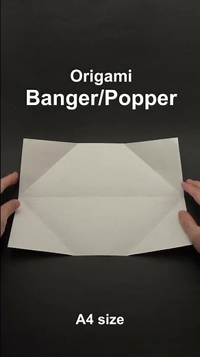 ORIGAMI BANGER/POPPER #shorts