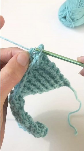 Diagonal Basketweave Stitch - Back Treble Crochet (BTR) #crochet #crochettutorial #shortscrochet