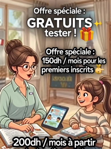 🇫🇷✨ Tu veux parler français facilement ? Je lance un nouveau groupe WhatsApp pour apprendre avec : 🎥 Un dialogue chaque jour 📝 Des exercices simples 🎙️ Pratique de prononciation 🎁 3 jours GRATUITS pour tester ! 💰 Offre spéciale : 👉 150dh / mois pour les premiers inscrits 👉 200dh / mois à partir du deuxième mois ⚠️ Les places sont limitées ! Intéressé(e) ? Écris