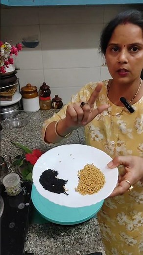 Make your hair shiny from the roots #dimplesimplerecipes