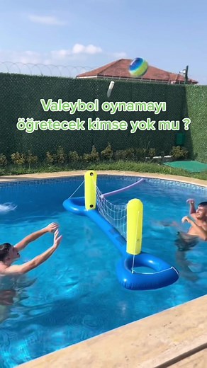 Exciting Pool Volleyball Game: Fun in the Sun
