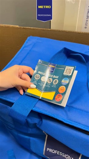 41 reactions · 6 comments |  Transport sigur și fără griji! Geanta termoizolantă Metro Professional este ideală pentru a păstra prospețimea produselor și ingredientelor, fie că sunt calde sau reci, oriunde mergi! ❄️♨️ #METRO #METROProfessional | METRO Romania | Facebook