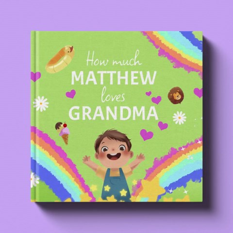Grandma Gift, Gift for Grandma From Child, Mother's Day, Personalized Children's Book, for Grandparents, Gift From Grandchild - Etsy