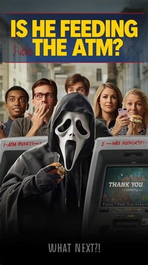 "THE ATM WAS HUNGRY 😳 I SAW THIS IN THE LINE" #aiVideo #sketch #streetComedy #reaction