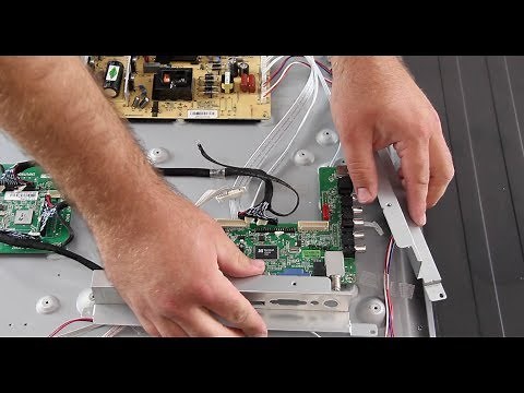 Element 60" LED TV Repair - How to Replace All Boards in Element ELEFW605 LED TV