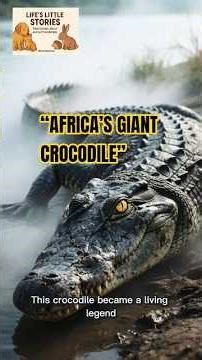 Gustav: Africa’s Legendary Giant Crocodile | True Story #story #truestory #shorts