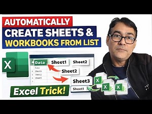 The Easy Way to Create Sheets from a List in Excel & Save Each Excel Sheet as a Separate Excel File