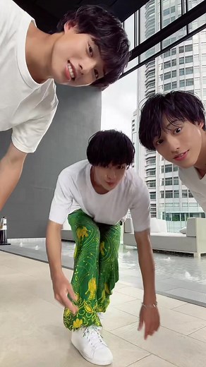 帰国した三卵性のイケメン三兄弟