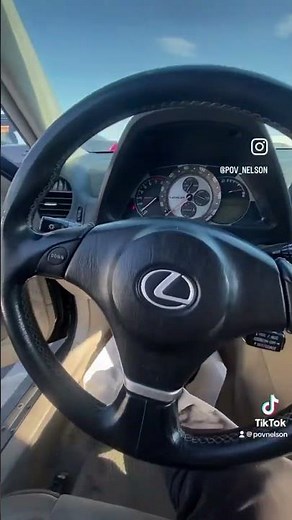 POV The Nostalgia In This Old Lexus 2005 is300