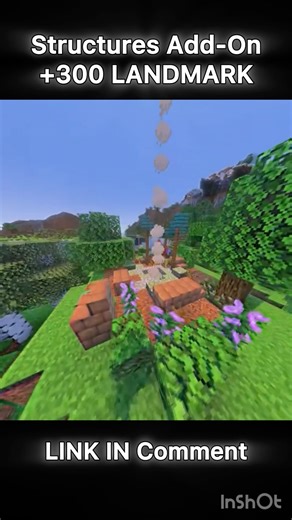 【Minecraft】 Structures+Add-On #minecraft #minecraftshort