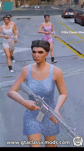 ✨GTA 5: Outfit Mods for FiveM - 🥶 Icedout sparkling bodycon dress 👗