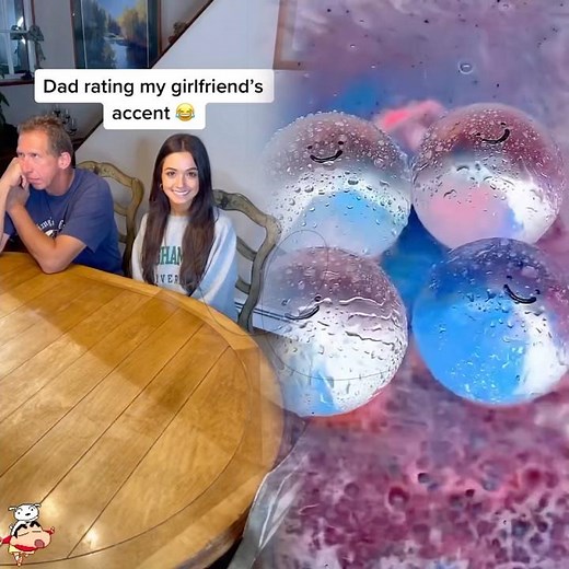 Dad rating my girlfriend’s accent😂 #fypシ #foryou