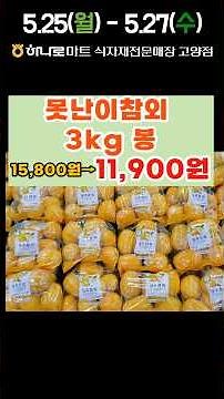 💥(5.25~27) 1년중 제일 싸다! 고양하나로마트 개장 25주년 행사 #하나로마트#고양시#대형마트#농협하나로마트#파주 #수박 #전복 #참외