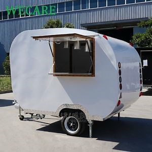[Hot Item] Wecare Mini Street Coffee Shop Trailer Food Truck with Full Kitchen Coffee Cart Food Trailer