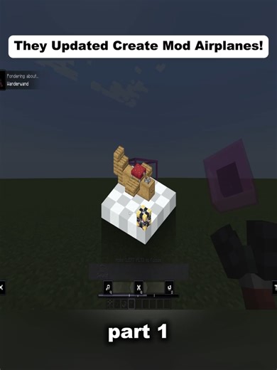 They Updated Create Mod Airplanes! part 1 #minecraft #minecraftmovie #viral