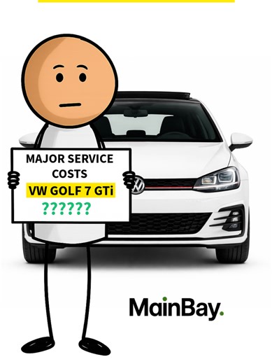 Major service costs on a VW Golf 7 GTI - approved aftermarket vs OEM parts shown on screen. Always ask what’s being fitted. Images used are for illustration purposes only. Prices vary depending on parts used and labour rates. #Golf7GTI #VWGTI #CarCostsSA #SouthAfrica #MainBay