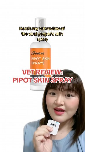 Vet review of the Pipot Skin Spray #arahvirtucio #veterinarian #vetmed #vetreview #pipotskinspray #puaintaph #puaintaskinspray | Arah Virtucio