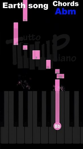 How to play piano easily "Earth song" by Michael Jackson #pianotutorial