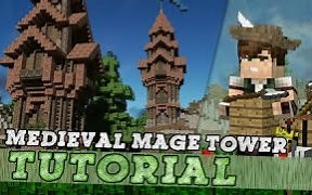 中世纪魔幻塔教学 How To Build A Medieval Fantasy Mage Tower!