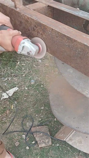 Electric Hand Grinder Removing Rust🔥| Perfect Surface Finishing ASMR |Rust Removal with Hand Grinder