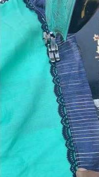 How to make perfect corner of lace with palta #shorts