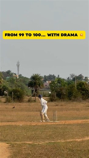 99 → 100… but RUN OUT 😤💔 #cricketshorts #cricket #8millionviews #trendingshorts #cricketlover