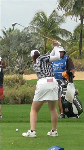 Next-Level Impact: Analyzing Rio Takeda’s High-Trajectory Iron Mastery‼️ #lpga