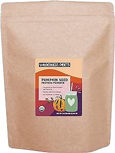 Wilderness Poets, Pumpkin Seed Protein Powder - Organic - Made from 100% Heirloom, Styrian Pumpkin Seeds Grown in Austria (80 Ounce - 5 Pound)