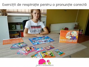 💬 Stiai ca o respiratie corecta imbunatateste nu numai pronuntia, ci si circulatia sangelui, reduce oboseala, amelioreaza atentia si memoria? Exercitii de respiratie pentru o pronuntie corecta *vezi aici: https://bit.ly/2prIMPn mai multe jocuri distractive! ''Este un kit foarte util in educarea respiratiei copilului cu dificultati de vorbire si nu numai. De fiecare data cand il folosesc cu prescolarii, chiar si scolarii, cabinetul meu se umple de rasete si voie buna si de cele mai multe ori il 