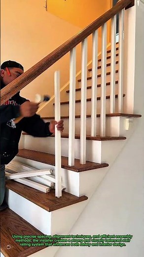 Stair Railing Installation Done with Perfect Precision!