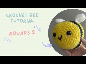 Crochet Bee Tutorial: Round 2