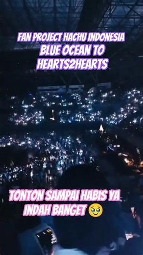 #hachu Indonesia fan project to #hatuha in jkt this is blue ocean to @hearts2hearts.official