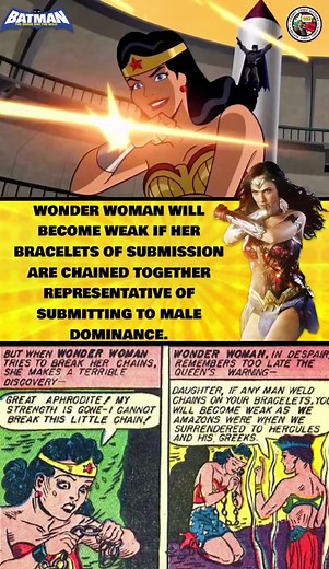 #wonderwoman #braceletsofsubmission #batman #stevetrevor #williammarston #dominance #submission #superheroes #dc #dcau #dcu #dceu #dccomics #dcextendeduniverse #dcuniverse #batmanbraveandthebold #braveandthebold #comics #comicbooks #funfacts #trivia #interestingfacts