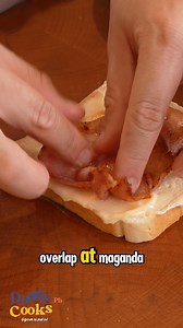 Baon Idea ep 02 Bacon and Egg Cheese Toast 🥓🥚😋 Ingredients: - sliced bread - egg - chicken spread - japanese mayo - bacon - easy melt cheese - italian seasoning #fyp #baconandeggs #toast #baonideas #yum #easyrecipes | DaddyCooks_Ph