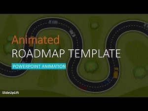 Animated Roadmap Template | Creative PowerPoint Animation For a Perfect PowerPoint Roadmap Slide