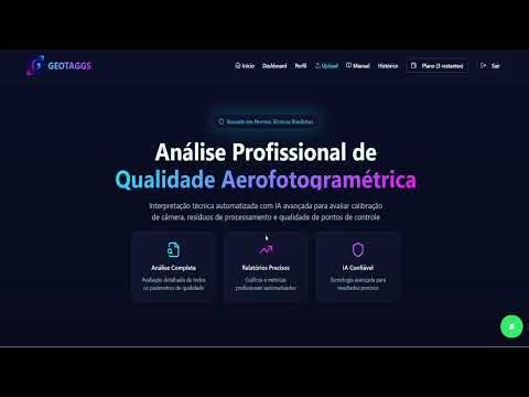 GEOTAGGS ANALISE DE QUALIDADE AEROFOTOGRAMÉTRICA