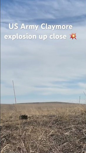 US Army Claymore explosion 💥 #boom #army #claymore