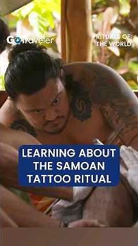 Learning About the Samoan Tattoo Ritual | Rituals of the World #shorts #samoatattoo #tattoo